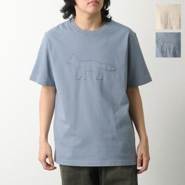 MAISON KITSUNE Tシャツ OM00121 KJ0118 半袖 カットソー