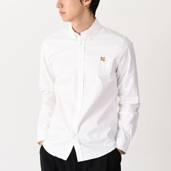 【訳あり♪】MAISON KITSUNE フォックス クラシックBD シャツ