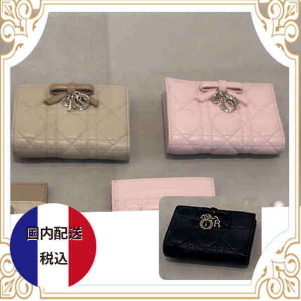 ★Dior(ディオール)★Lady Dior Dahlia ウォレット★税込