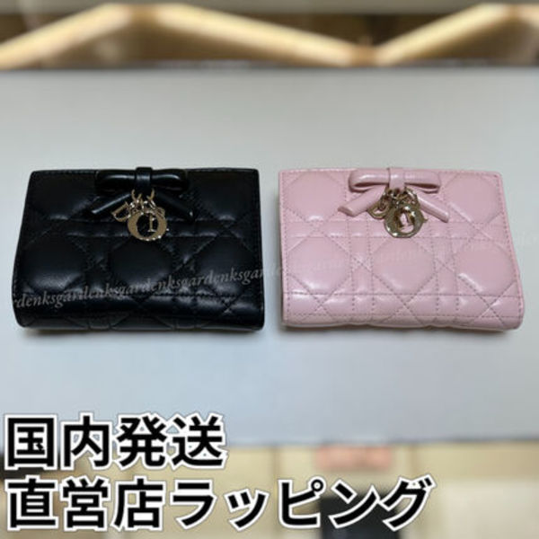 DIOR Lady Dior Dahlia ウォレット