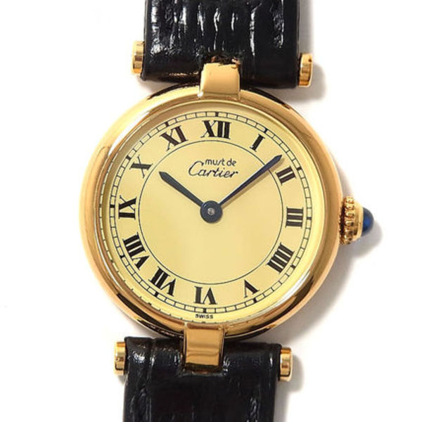 カルティエ マストヴァンドーム SM 後期 レディース QZ 腕時計