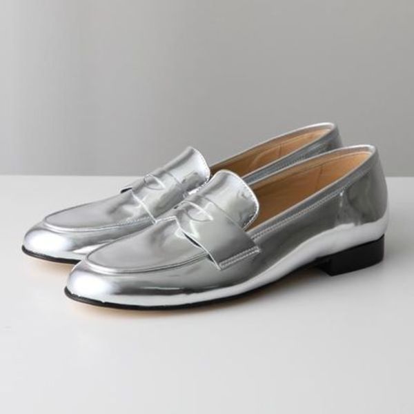 LUCA GROSSI コインローファー K496M GROW メタリック