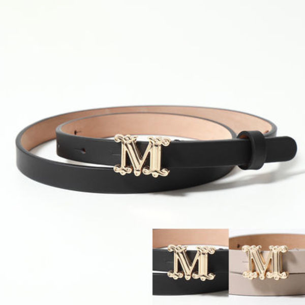 MAX MARA ベルト MGRAZIATA 15 レザー Mロゴ
