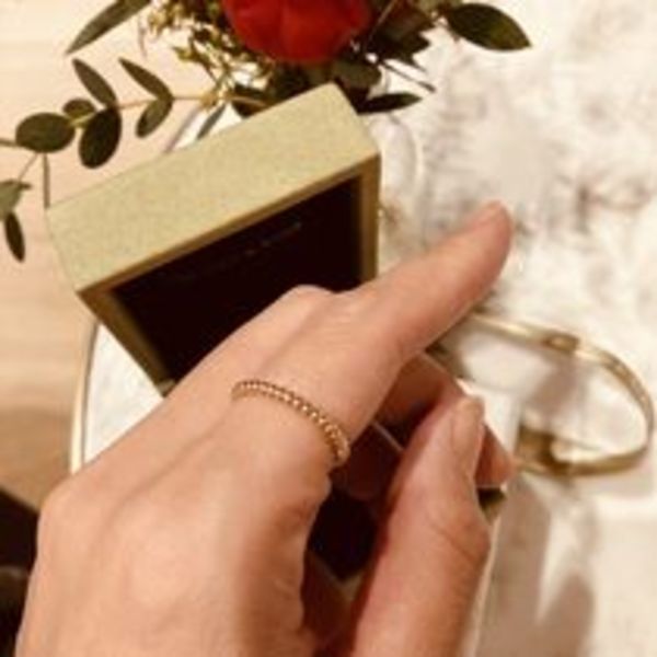 【Van Cleef & Arpels】ペルレ ゴールド パール リング スモール