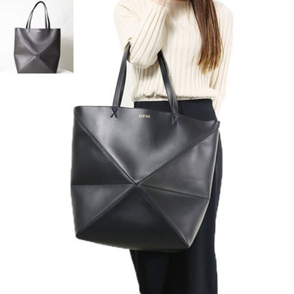 LOEWE ロエベ トートバッグ パズルトート 鞄 折りたたみ レザー