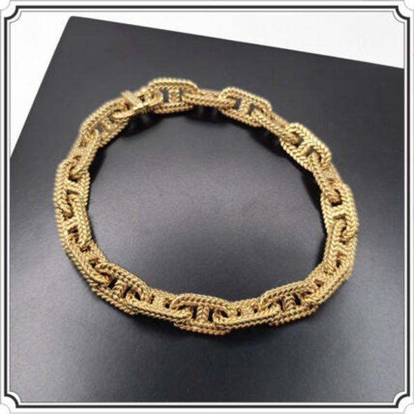 希少 ◇ Hermes エルメス シェーヌダンクル トレセ ブレスレット