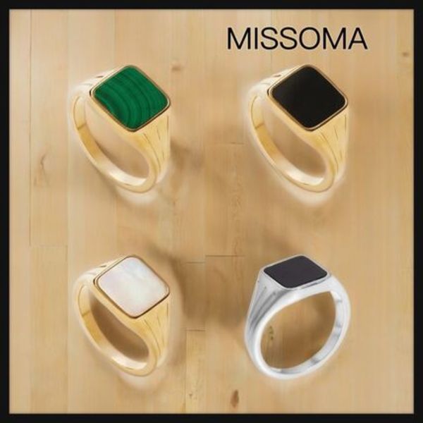 【MISSOMA】Lucy Williams Square シグネットリング 指輪 4色