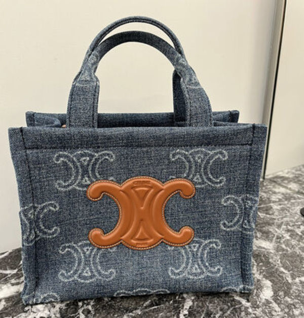直営店買付 CELINE スモール カバ タイス デニム