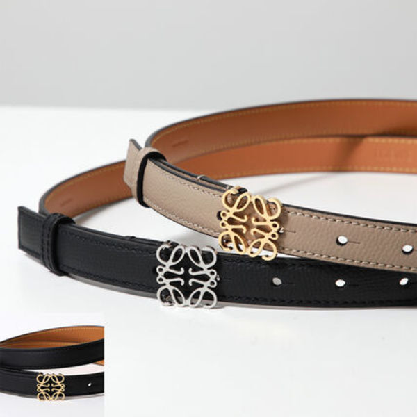 LOEWE ナローベルト E821Z15X02 レザー アナグラム