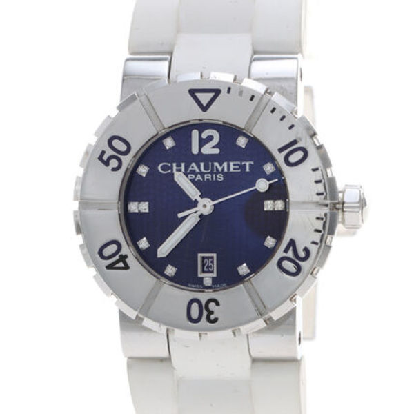 CHAUMET CLASS ONE DIAMOND STEEL WATCH