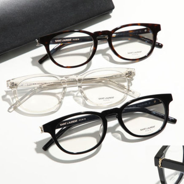 SAINT LAURENT メガネ SL M123/F オーバル型 セルフレーム