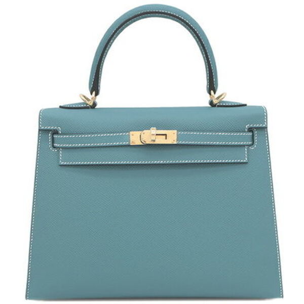 すぐお届け 国内発送 エルメス ケリー28 ニューブルージーン