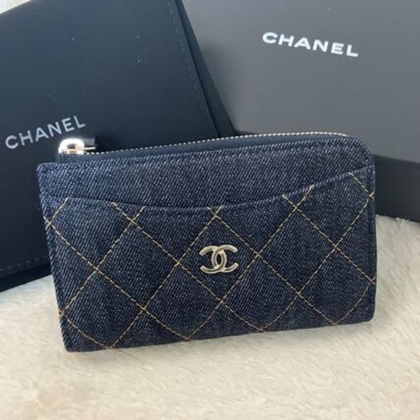 CHANEL★26P デニム フラグメントケース 小銭入れ・カードケース
