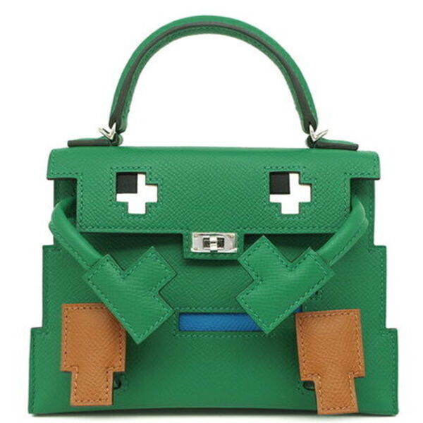 すぐお届け国内発送 エルメス ケリードール ピクト グリーン系