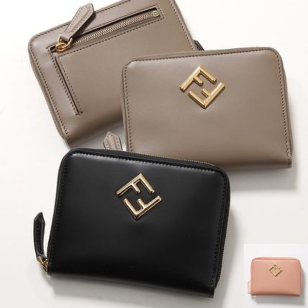 FENDI 二つ折り財布 8M0508 ALV4 FFダイヤモンド レザー