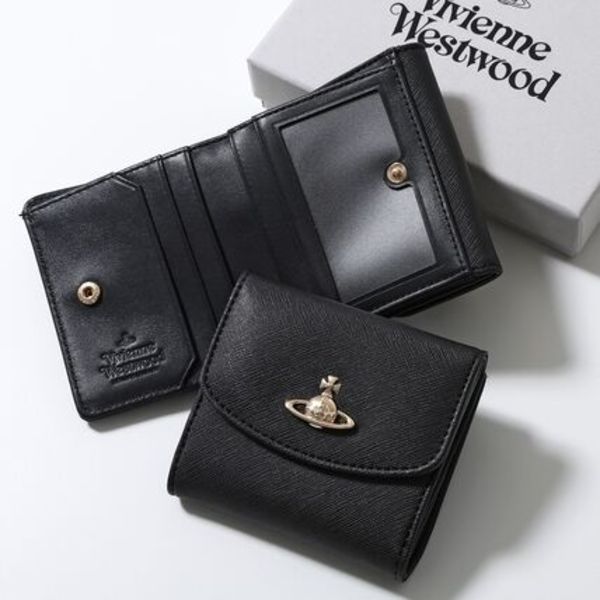 Vivienne Westwood 二つ折り財布 51150032W L001N 立体オーブ
