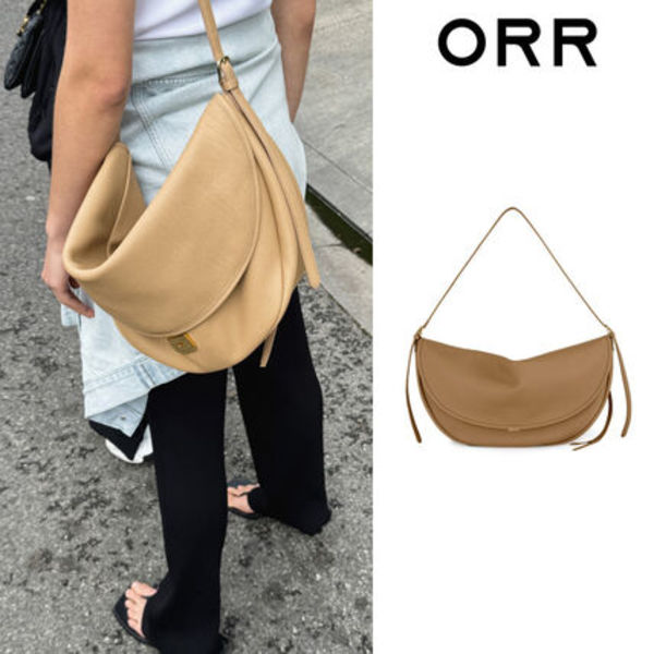 ORR 26SS Crescent Bag Large Togo Beige