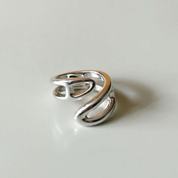 HERMES シェーヌダンクル Punk Twist PM シルバーリング ランクA