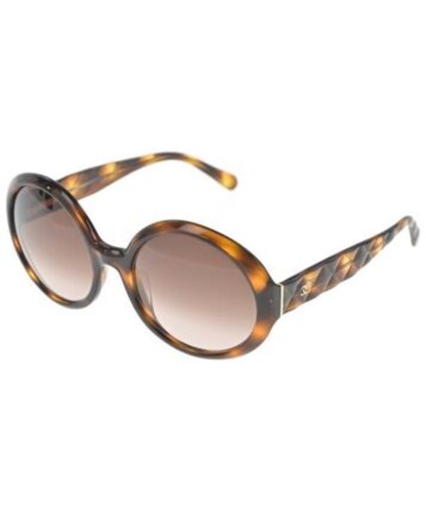CHANEL サングラス 茶xベージュ(総柄) 4500126F0015