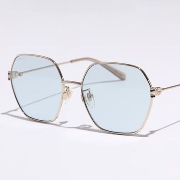 GUCCI サングラス GG1285SA ポリゴン型 メタルフレーム