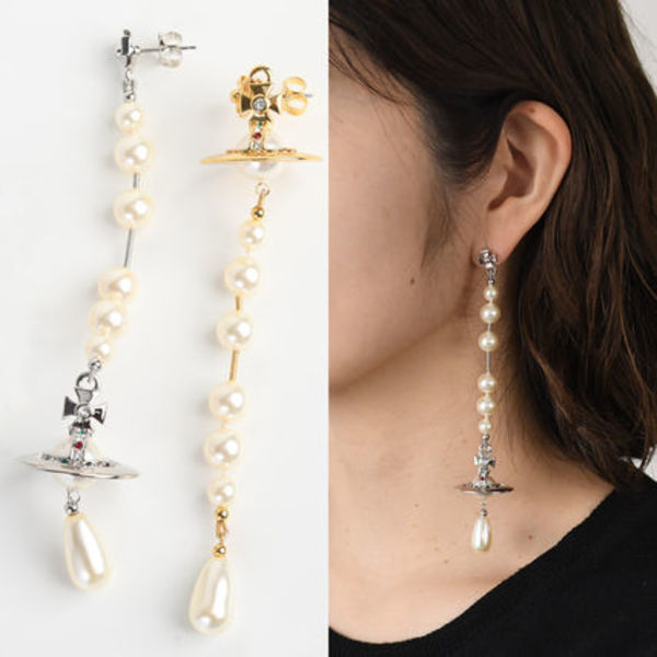 【国内即発】Vivienne Westwood BROKEN PEARL ピアス