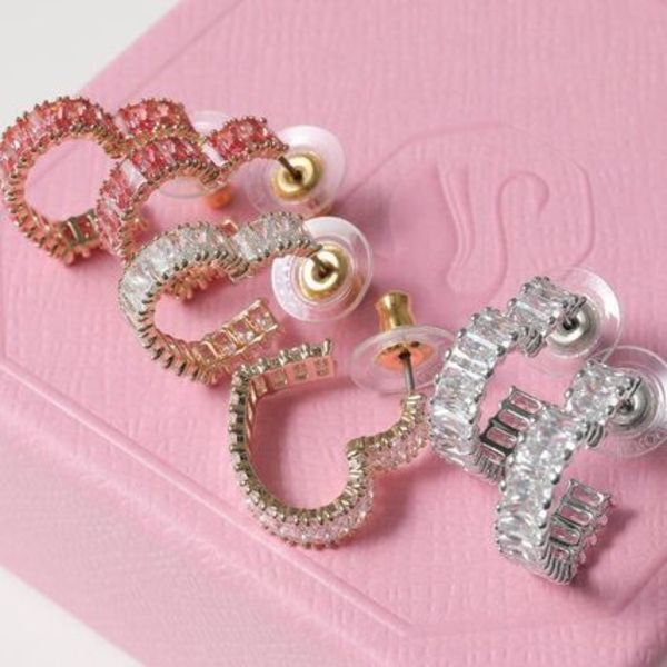 SWAROVSKI フープピアス Matrix マトリックス ハート