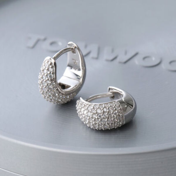 TOMWOOD ピアス 100525 Ice Huggie Pave