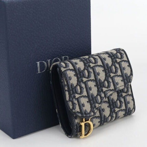 DIOR 三つ折り財布 S5912CTZQ_M928【ランク:A】