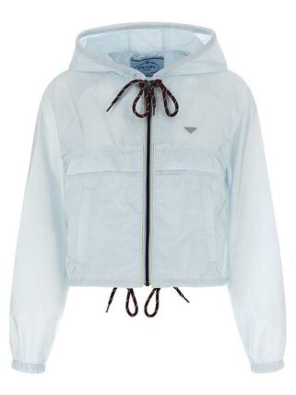 PRADA Women Jackets 292267SWMO1WQ9F0518 Light Blue