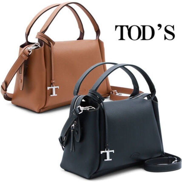 関送込★TOD'S★レザー バウレット スモール