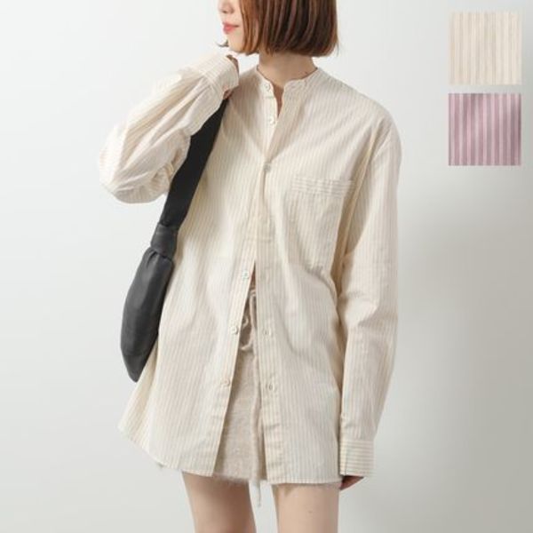 TEKLA × BIRKENSTOCK シャツ SWT 長袖 ストライプ