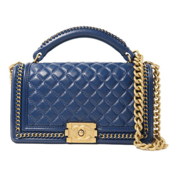 CHANEL Boy 25 ショルダーバッグ ラムスキン(羊革)