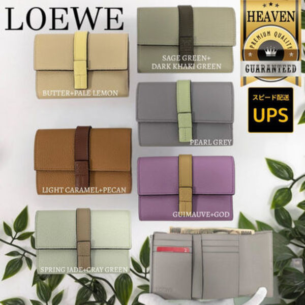 6万取引突破◆UPS速達便【LOEWE】C660S86X01_折りたたみ財布