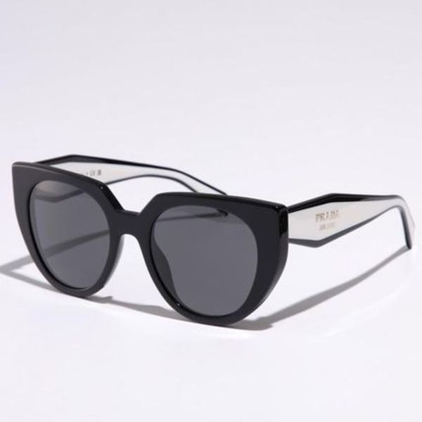 PRADA サングラス SPR 14W キャットアイ型 ロゴ
