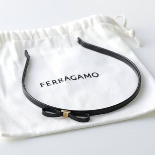 FERRAGAMO カチューシャ 34 0462 ミニ リボン