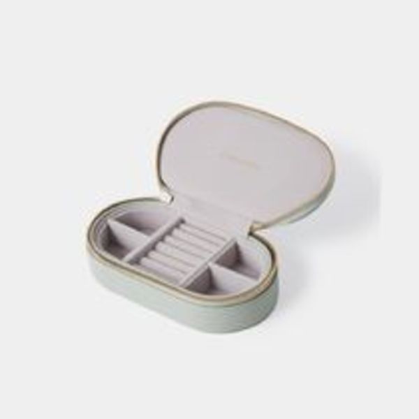 【STACKERS】Oval Zipped Travel Jewellery Box