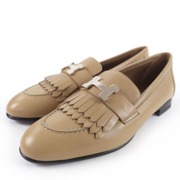 未使用品 HERMES モカシン ロワイヤル ローファー 36 レザー