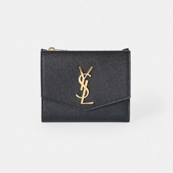 ★ SAINT LAURENT ★ ロゴ付き 折りたたみ財布【多色在庫】