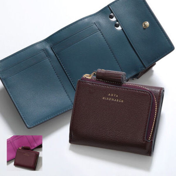 ANYA HINDMARCH 三つ折り財布 159890 ミニ財布