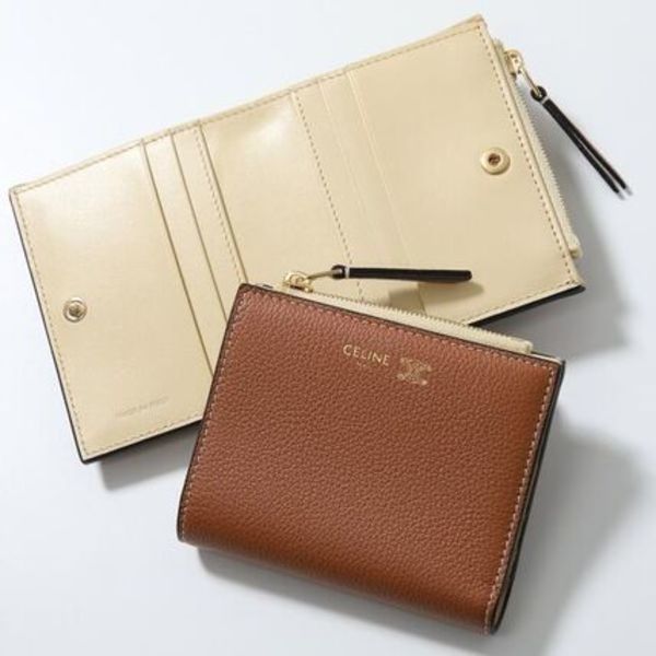 CELINE 二つ折り財布 L100H2O54 レザー