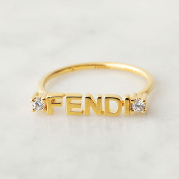 FENDI リング 8AH39 36DM ロゴ