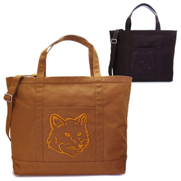 【国内発送】メゾンキツネ トートバッグ フォックスヘッド