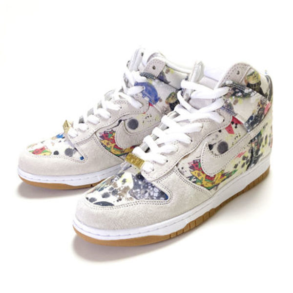 【Supreme】NIKE SB DUNK HIGH RAMMELLZEE ホワイト【se1182r】
