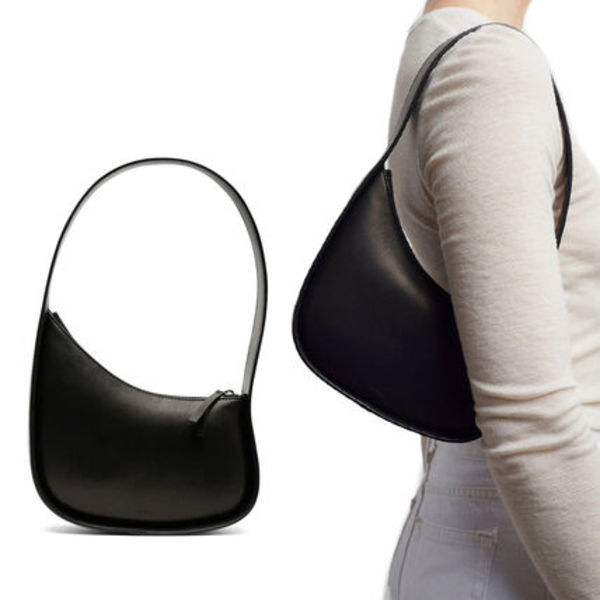 関税込☆The Row ハンドバッグ HALF MOON レザー ミニバッグ