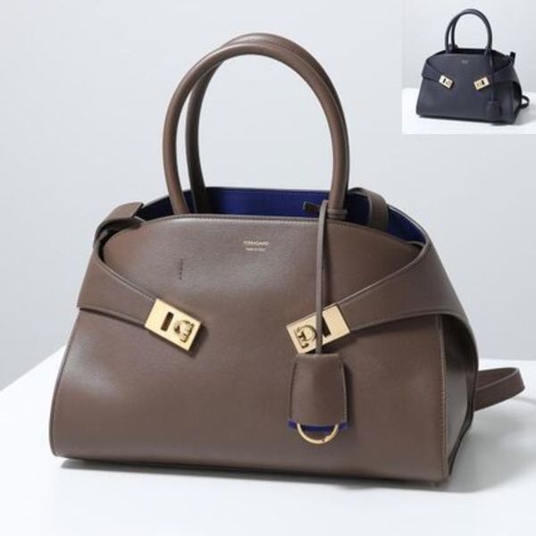 FERRAGAMO ハンドバッグ HUG 21 5608 レザー