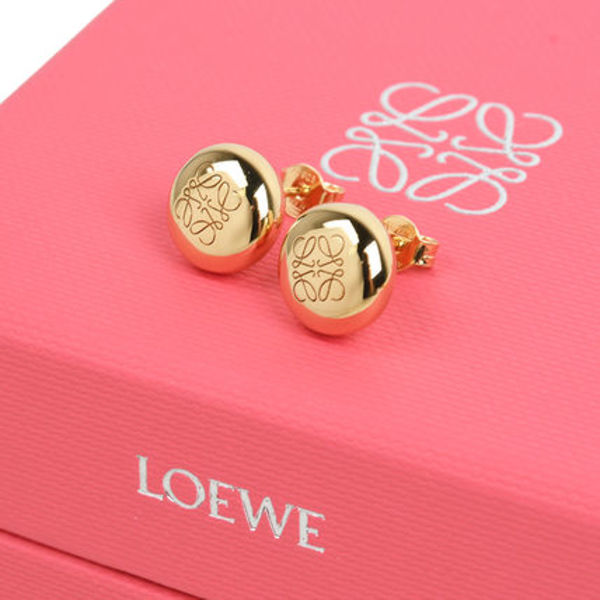 LOEWE ロエベ Anagram アナグラム ペブル スタッドピアス