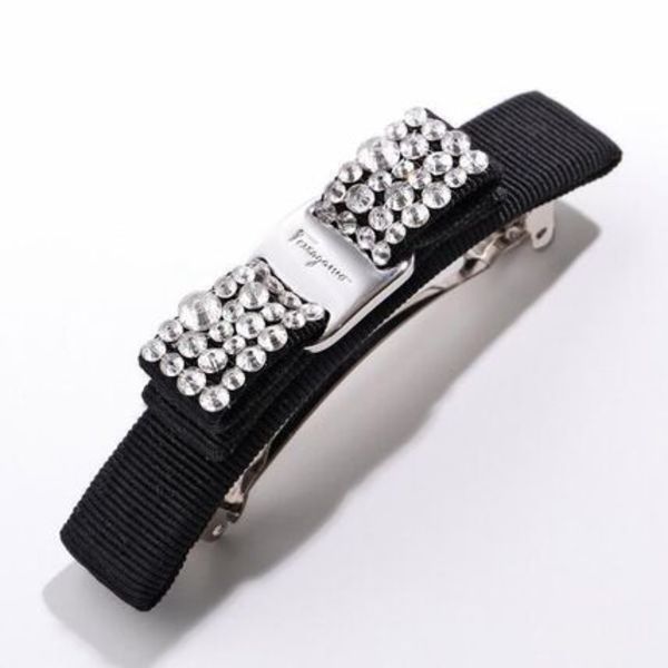 SALVATORE FERRAGAMO バレッタ 34 7582 ヴィラリボン