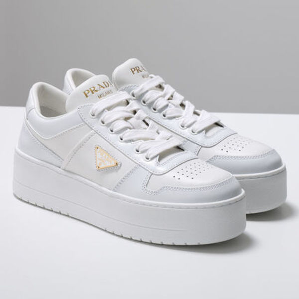 PRADA スニーカー 1E792M 3LKG ダウンタウン レザー