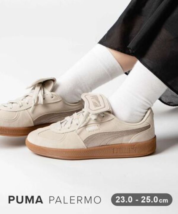 プーマ PUMA パレルモ プレミアム メタリック スニーカー 404021