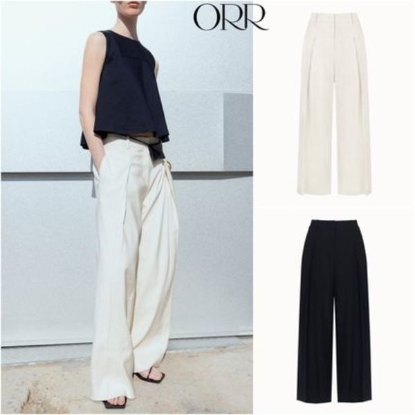 ORR☆Linen Low-Rise Trouser
